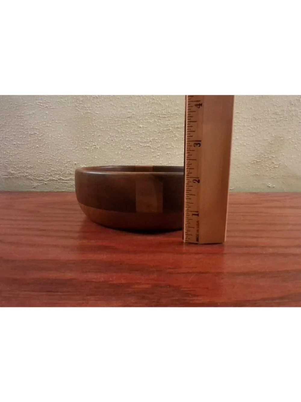 Mid Century Modern Black Walnut Wood Salad Bowls Set 4 MCM Vintage Kustom Kraft